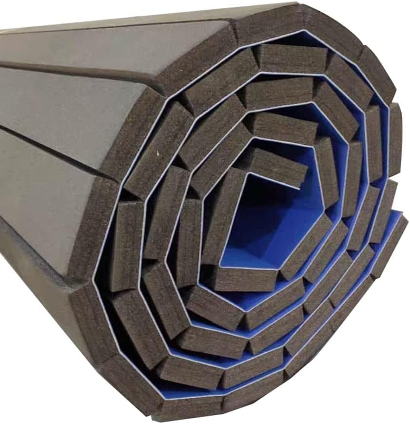 ZONOBI Roll Out Fitness Mats Portable Durable Wrestling Tumbling Gymnastics Mat Thick Tumbling Track Mat for MMA and Home Gym (Size : 5cm/m²/1.97inch Thick) : Sports & Outdoors