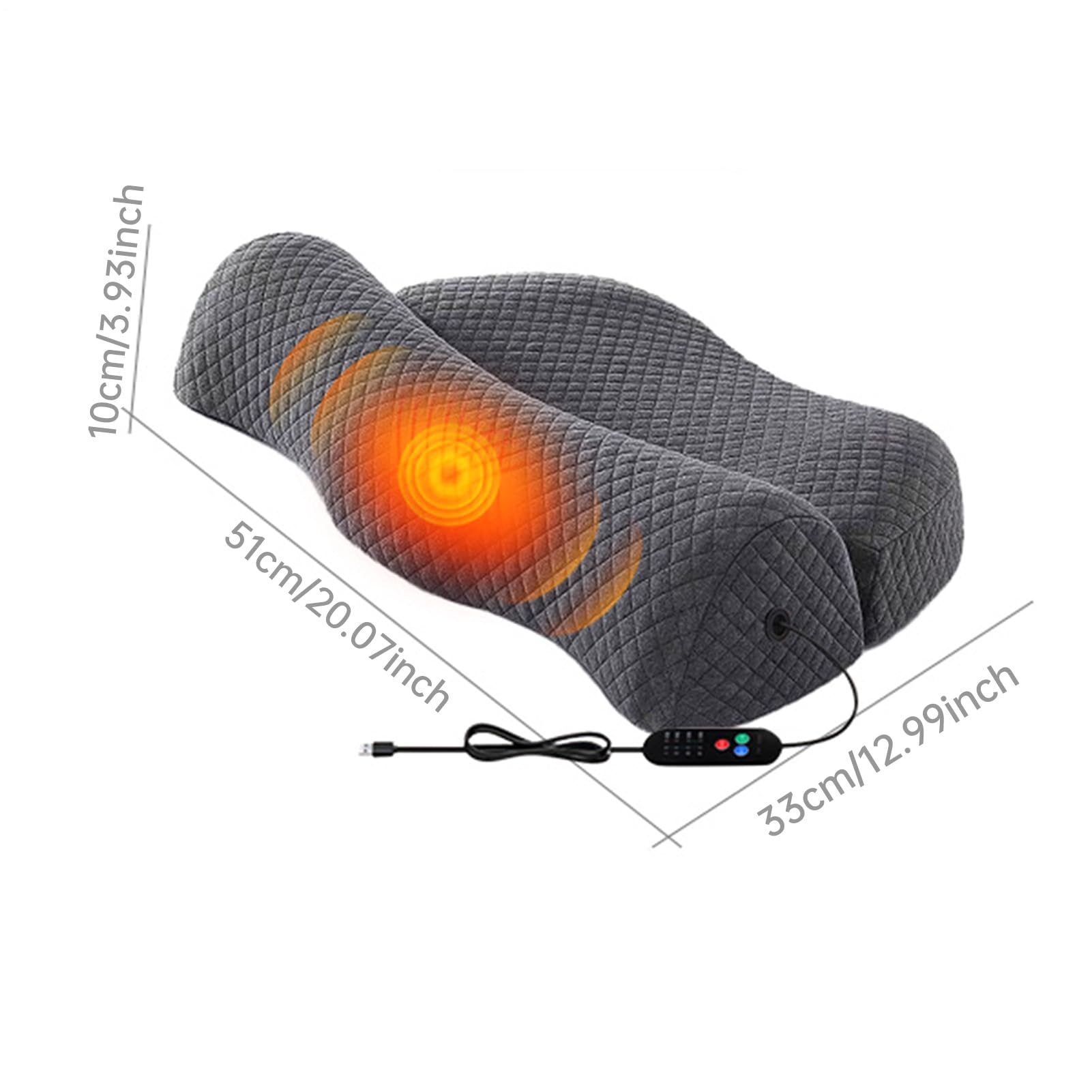 Almohada de Contorno Suave Cojín Antitracción Reposacabezas | Soporte Para La Cabeza De Almohada Cervical para Hombres y Mujeres Mayores Viaje Oficina Hogar Coche Cama Sofá Lectura