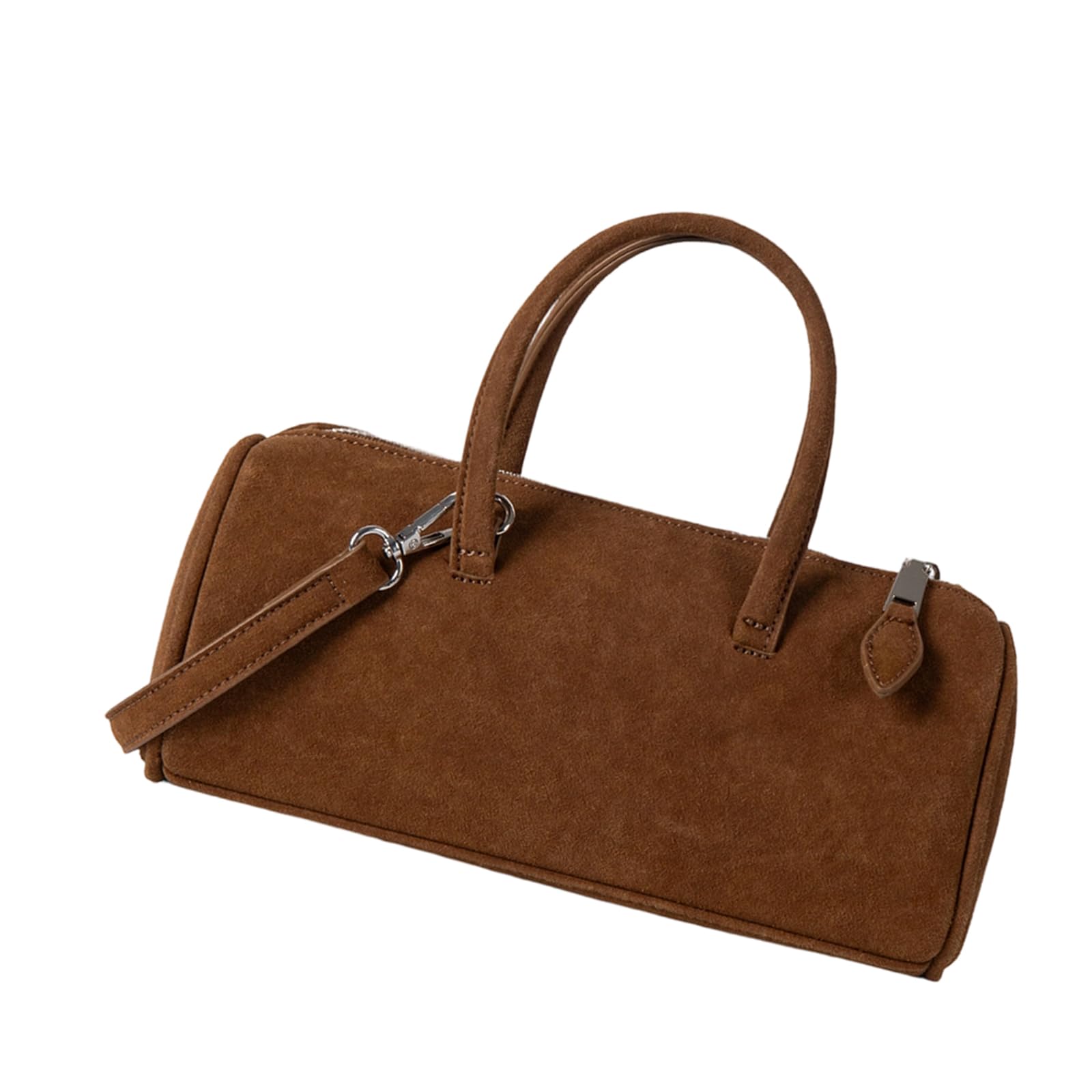 Sac à main tendance en daim avec finitions soignées - 7