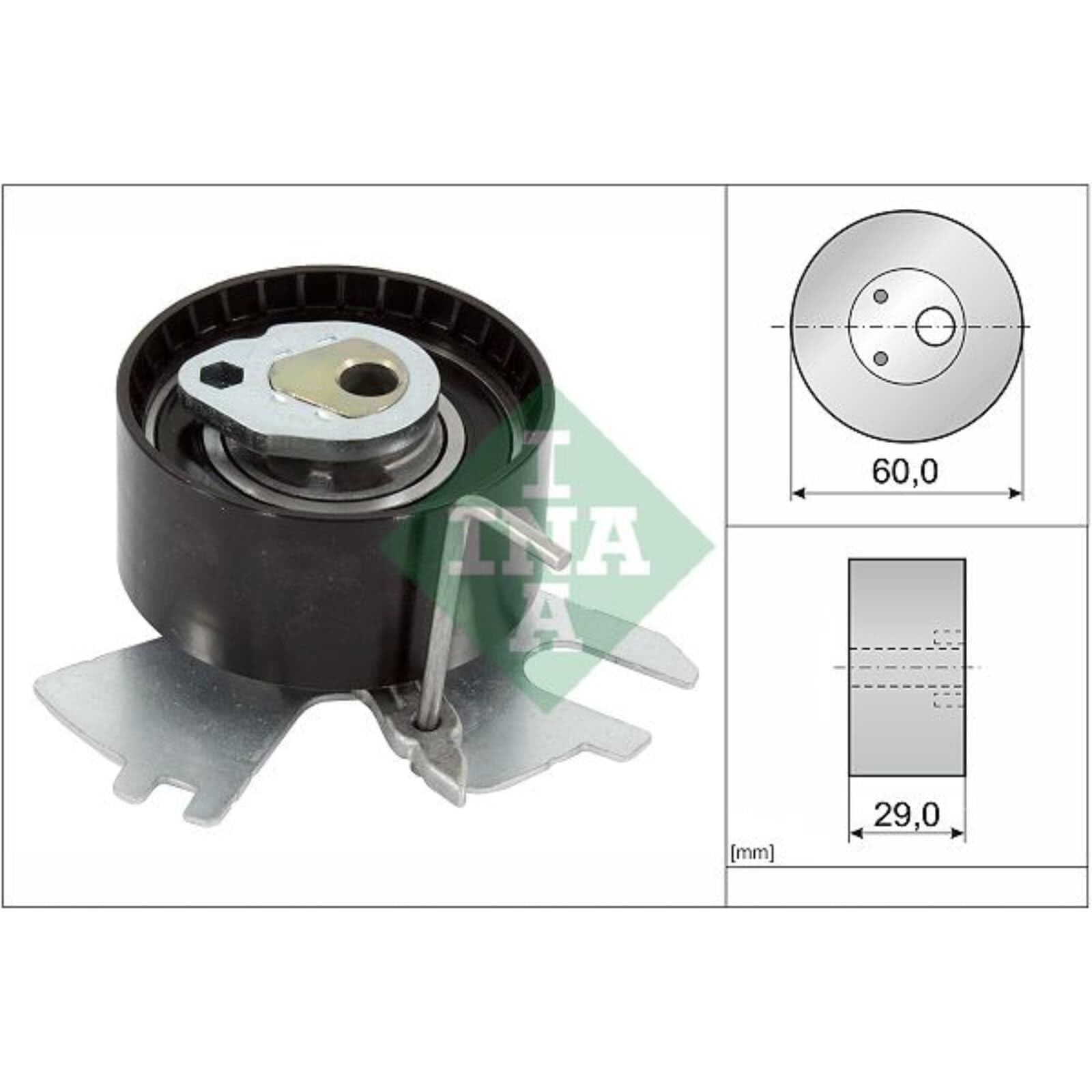 INA Kit cinghia di distribuzione 530 0558 10 29mm Compatibilità con PEUGEOT 3008 0U 308 I Hatchback 4A, 4C 5008 0U, 0E, CITROËN C4 II B7 | 3008 0U 308 I Hatchback 4A, 4C 5008 0U, 0E, CITROËN C4 II B7