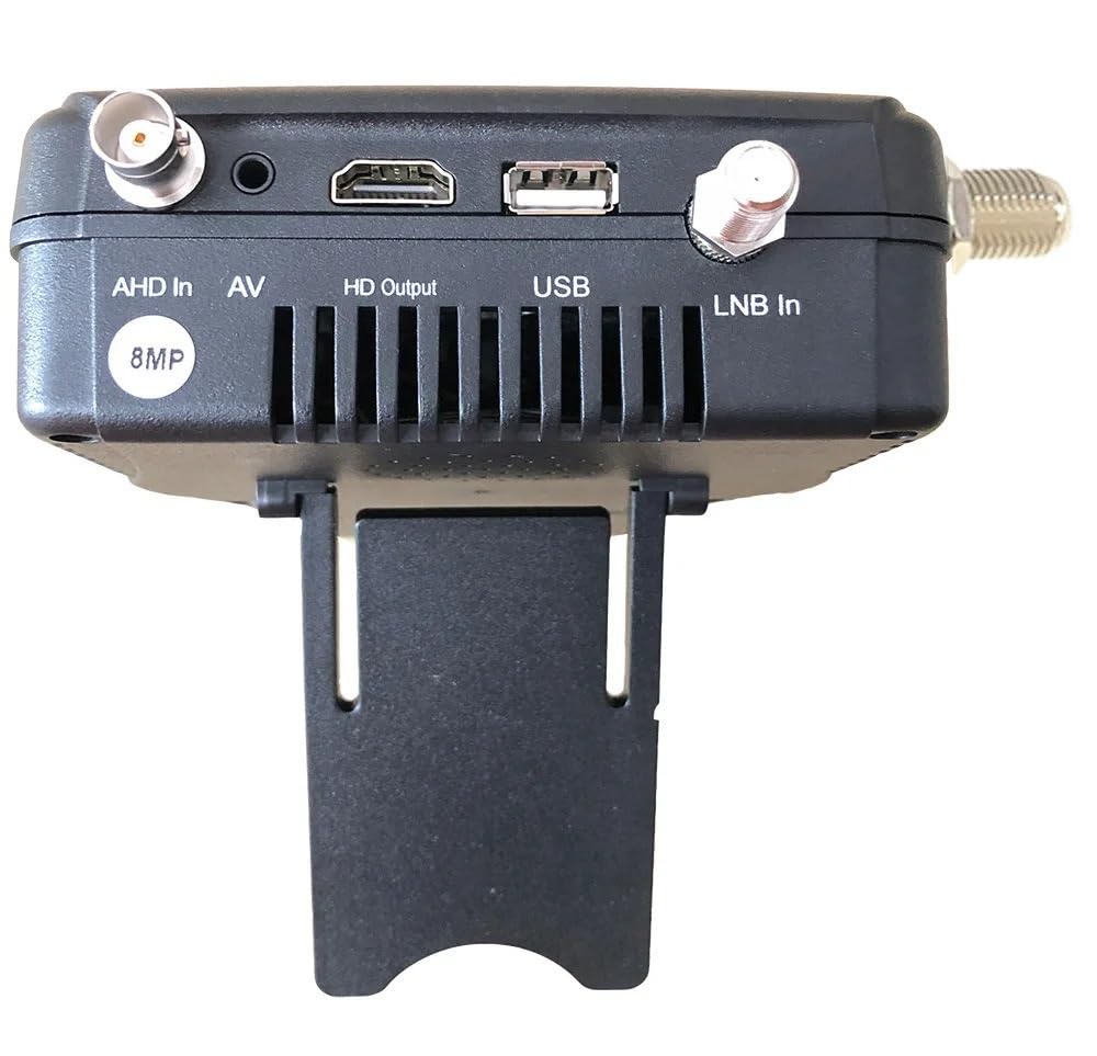 Buscador de TV satelital Combinado de 4,3 Pulgadas (S2+T2+C) y Prueba de cámara CCTV y Ajuste de cámara de Monitor Combo DVB-S2+T2+C AHD AV Digital(KPT-265ST+)