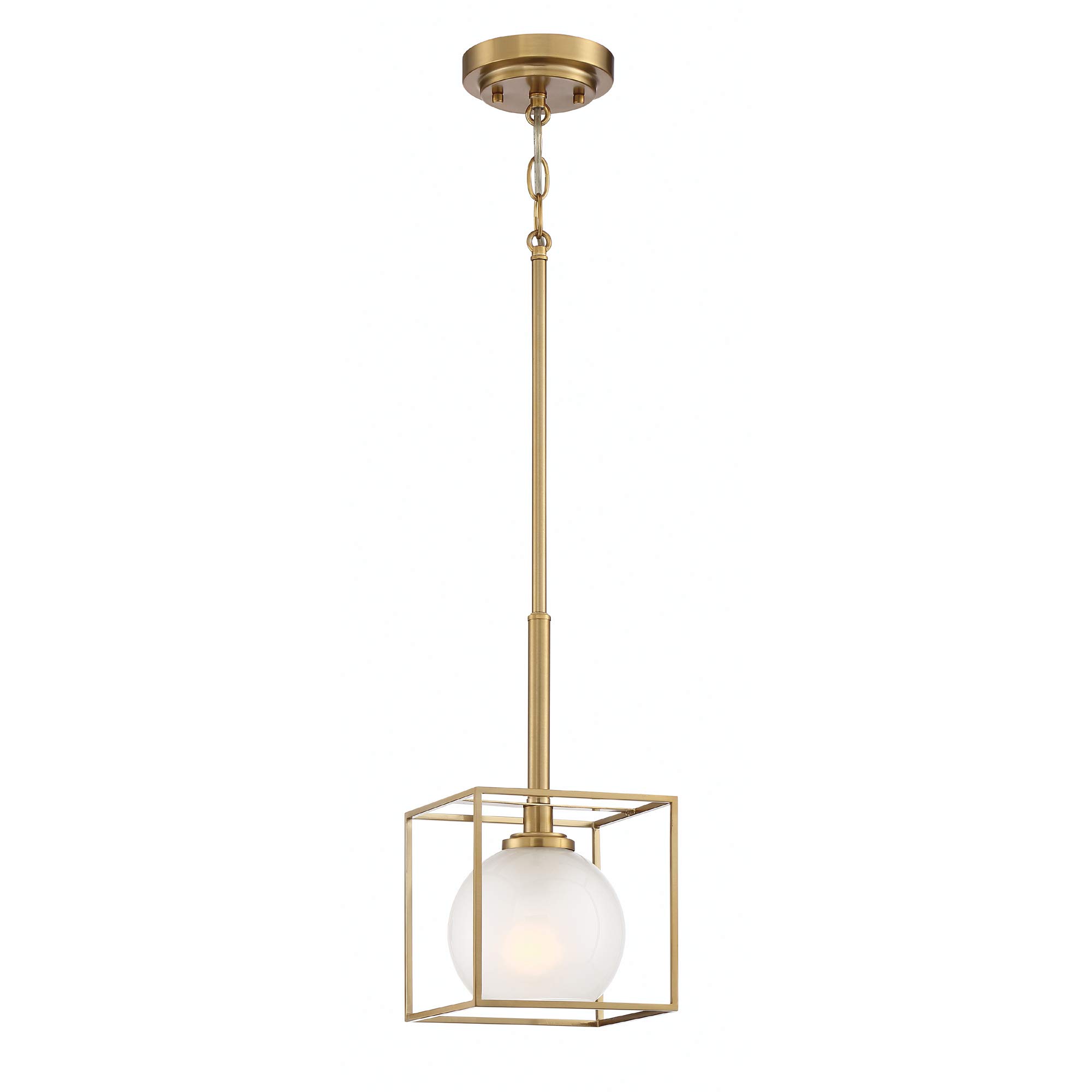 Designers Fountain 94530-BG Mini Pendant, 1 Light, Brushed Gold
