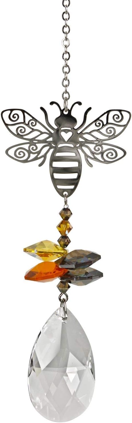 Woodstock Chimes Woodstock Rainbow Makers Collection, Crystal Fantasy, 4.5'' Cardinal Crystal Fantasies Crystal Suncatchers for Outdoor, Patio, Home or Garden Décor (CFCRD)