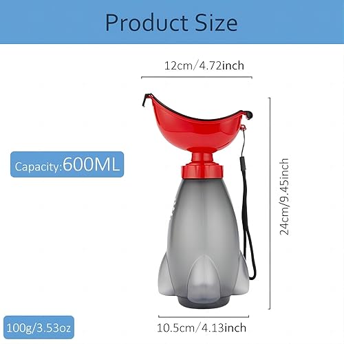Miniatura 2 de GREATLINK Orinal de viaje, portátil, a prueba de fugas, urinario de emergencia, para orinar, para niños pequeños, bebés, niños y entrenamiento para