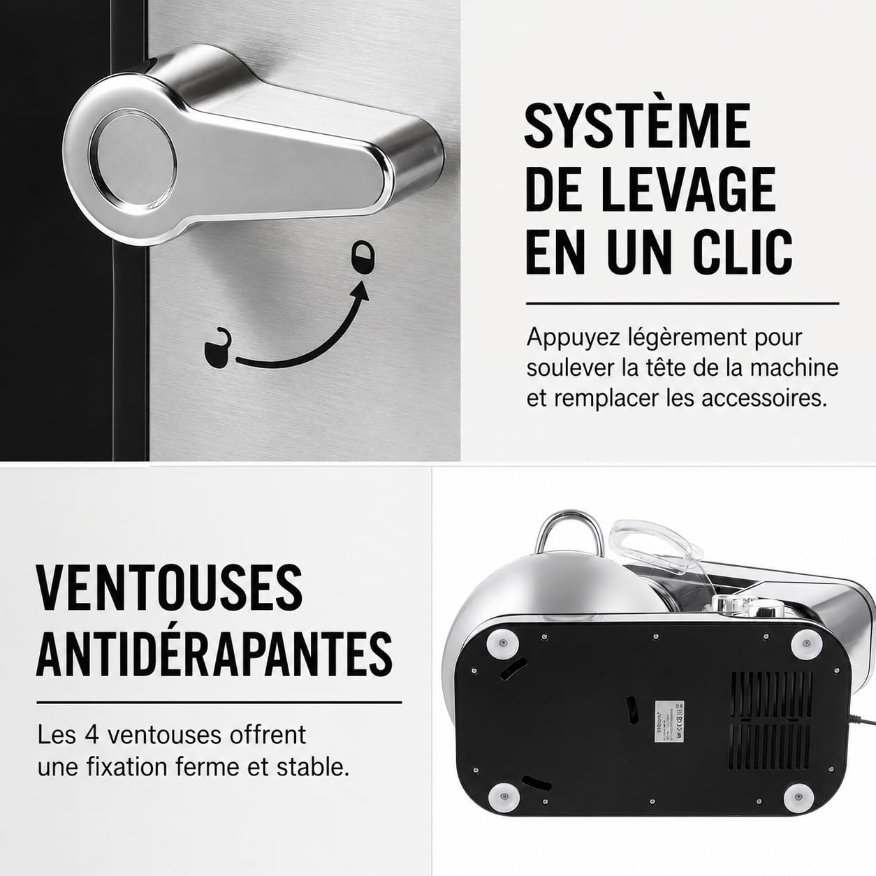 Royal Swiss ® Robot Pâtissier Professionnel 16L XXXXL 2800W, grande capacite - 12 Vitesses + Timer, Bol Inox, Ultra Puissant Pain, Pizza & Pâtisserie, patissier, Usage Intensi, Bol Inox Pâtissier