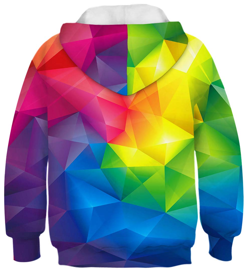 Ocean Plus Bambini e Ragazzi Felpe con Cappuccio Bambino Multi Teens Colorate Felpa Maniche Lunghe Bambina Pullover