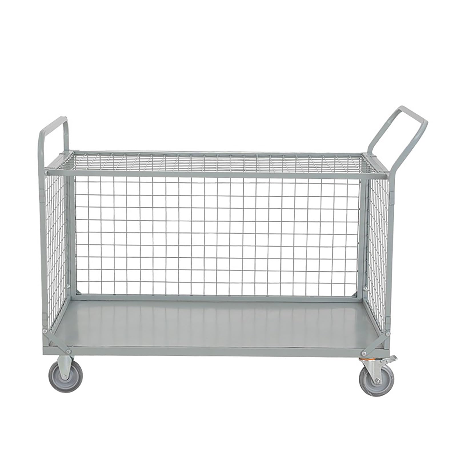 LKLNKVL Handcart, Load Capacity 350kg/770lbs, Easy to Store, Suitable for Supermarkets, Schools, Warehouses, Offices(Large)