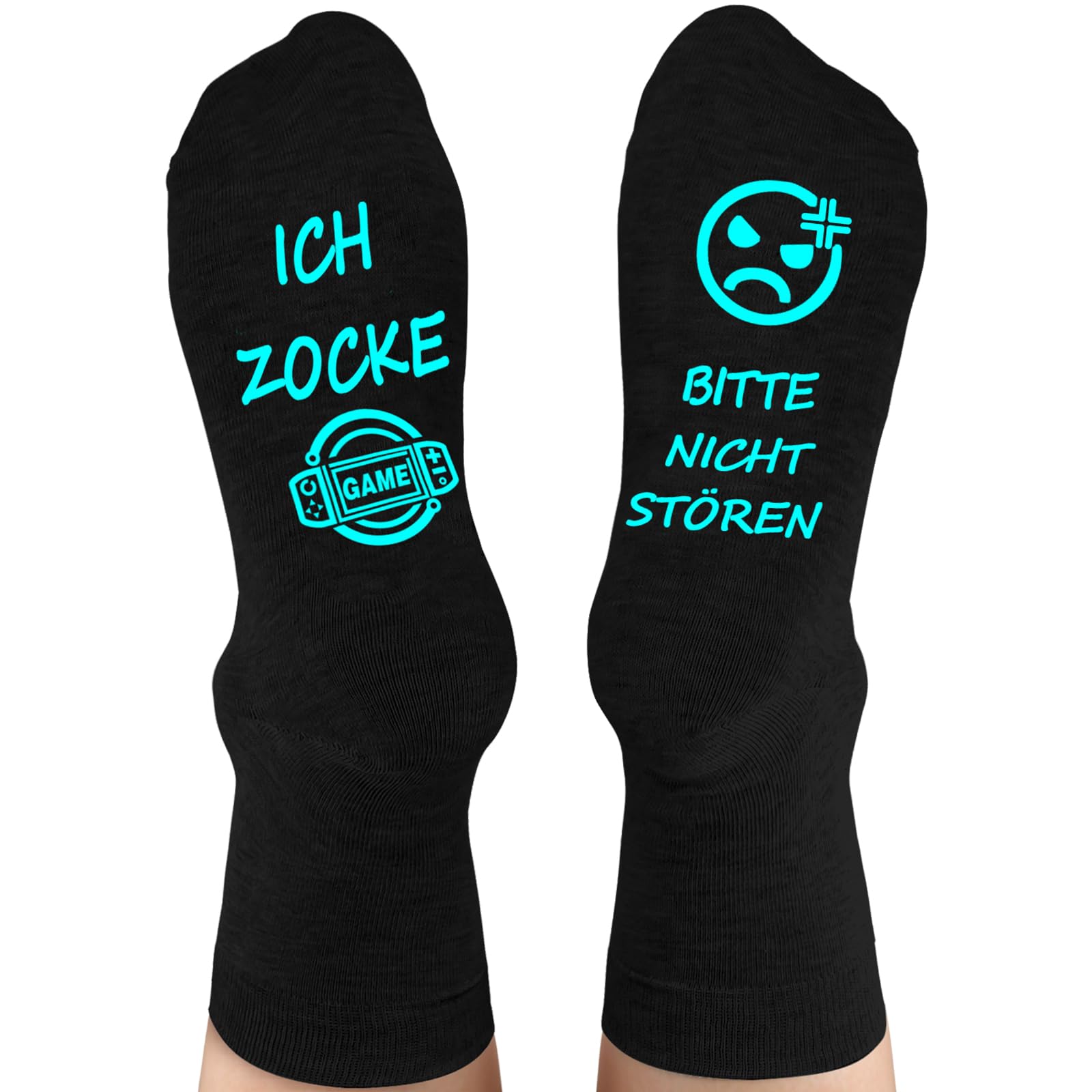 Dealswin Lustige Gaming Socken Gamer Geschenk Mit Spruch Bitte Nicht Stören Ich Zocke Zocken Socken Lustig Neuheit Weihnachts Ostern Geburtstag Geschenke Für Zocker Männer Herren Jungs Frauen Damen