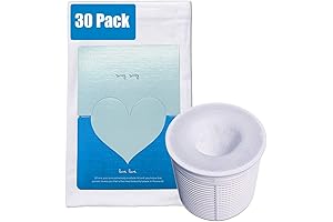 CooPache 30-Pack of Pool Skimmer Socks: Impeccable Pool Sanitization