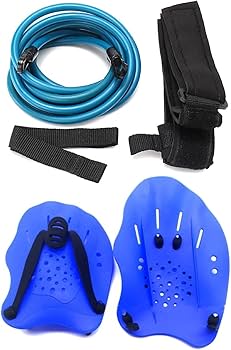 Amazon.co.jp: 【Eesu cos】水泳用 トレーニングチューブ パドルセット