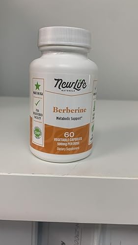 Miniatura 2 de NewLife Naturals Suplemento prémium de berberina HCL - Salud cardiovascular - Extracto natural para la salud metabólica - Beneficios antioxidantes -