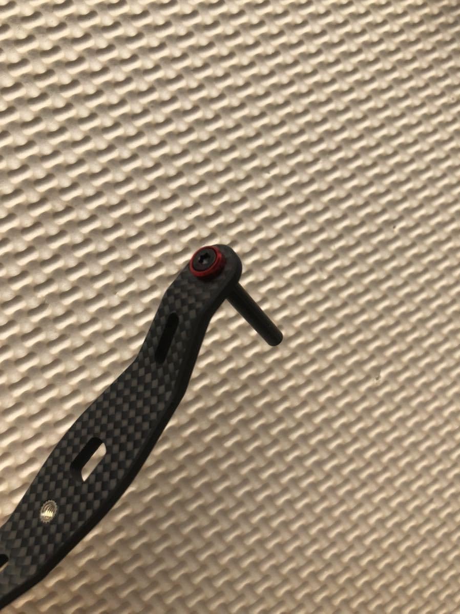 ダイワ用 カーボンハンドル 軸間80mm④ KTF IXA 80mm オフセット