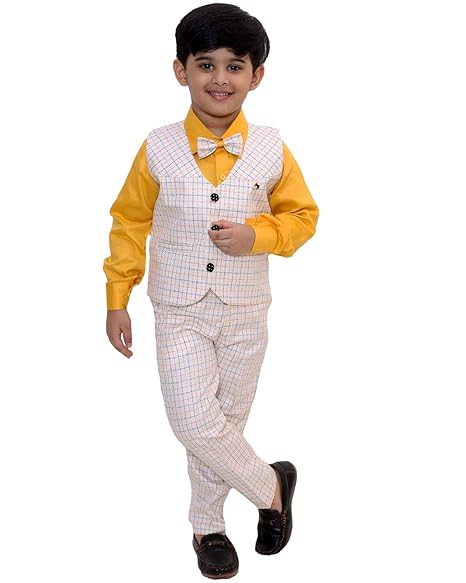FOURFOLDS Boys 3-Piece Suit(FC044)