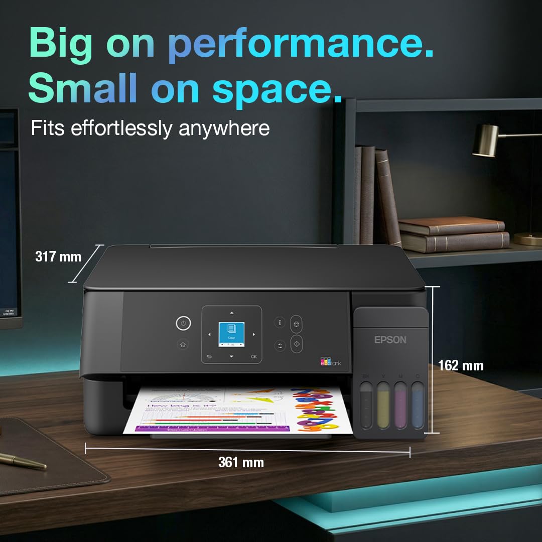 Epson EcoTank L3360 (New Launch) WiFi All-in-One InkTank A4 Colour Printer, Scanner, Copier for Home & Office, 5760x1440dpi Resolution, with LCD Screen and Mobile Printing Feature — Amazon image 10