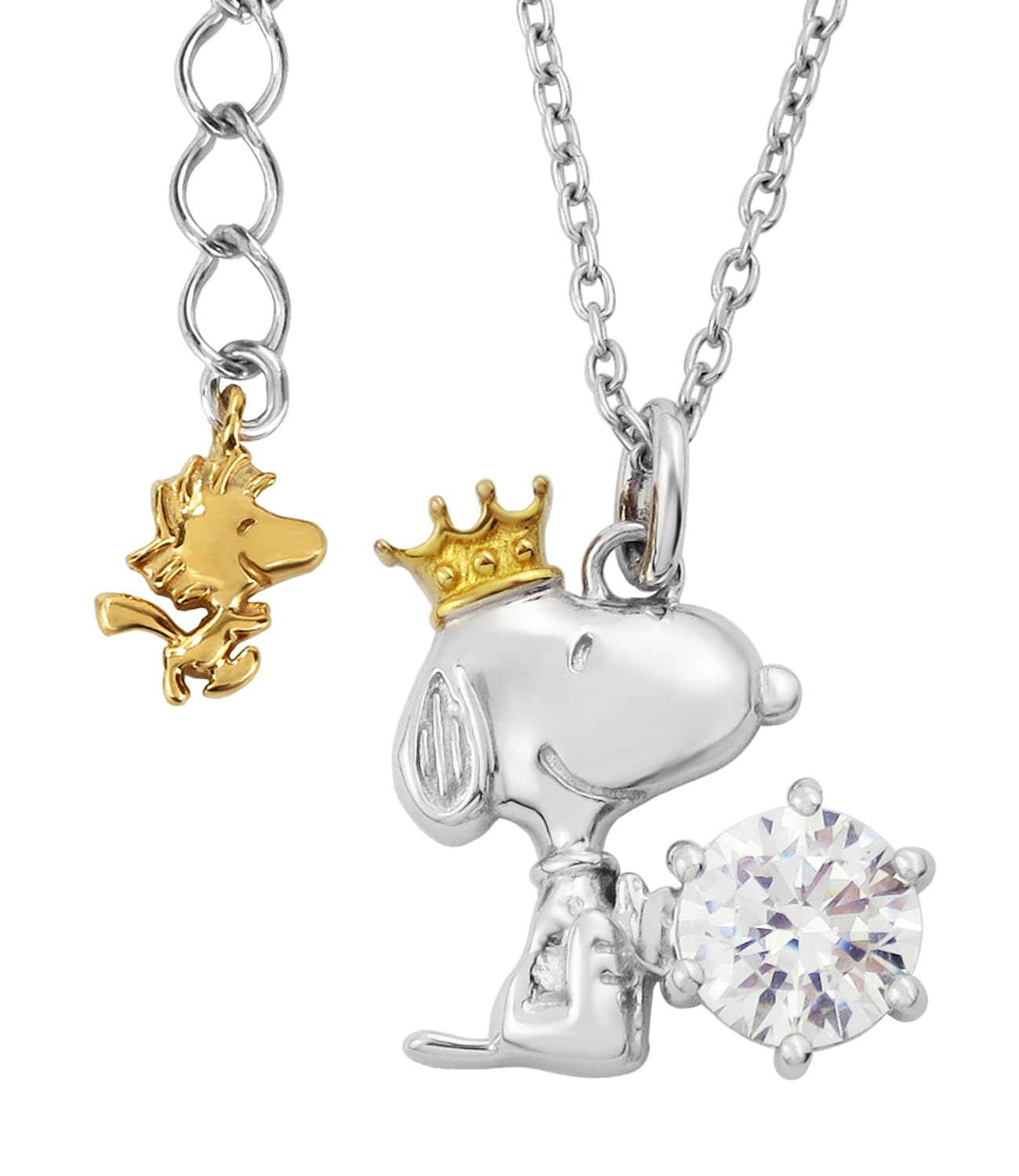 Amazon | [SNOOPY] 限 定 65周年記念 王冠 スヌーピー ネックレス
