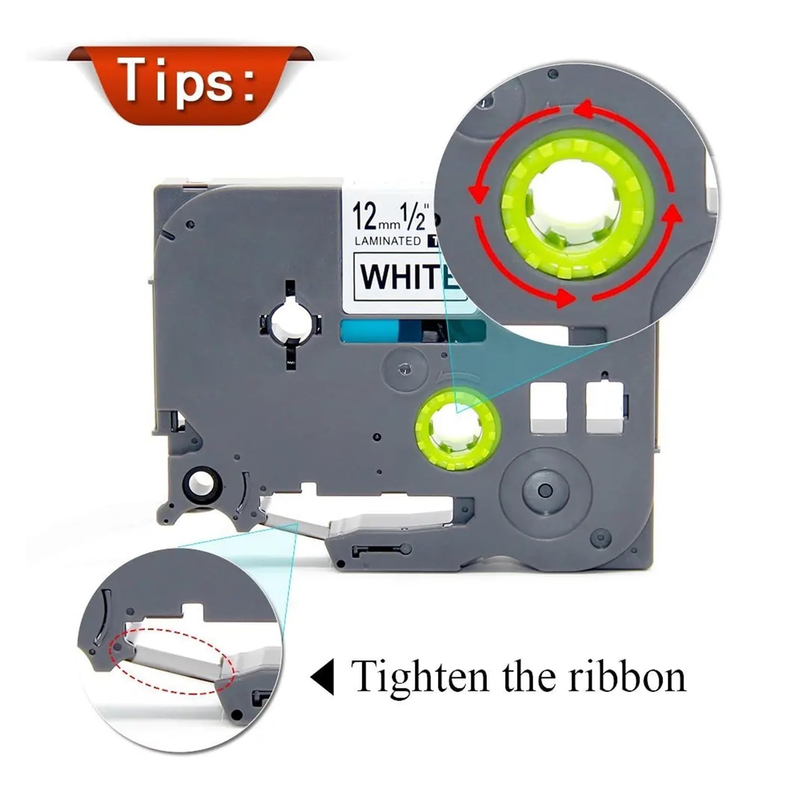 5 nastri for etichette TZe a colori misti da 12 mm (231/631/431/531/731) for P-Touch