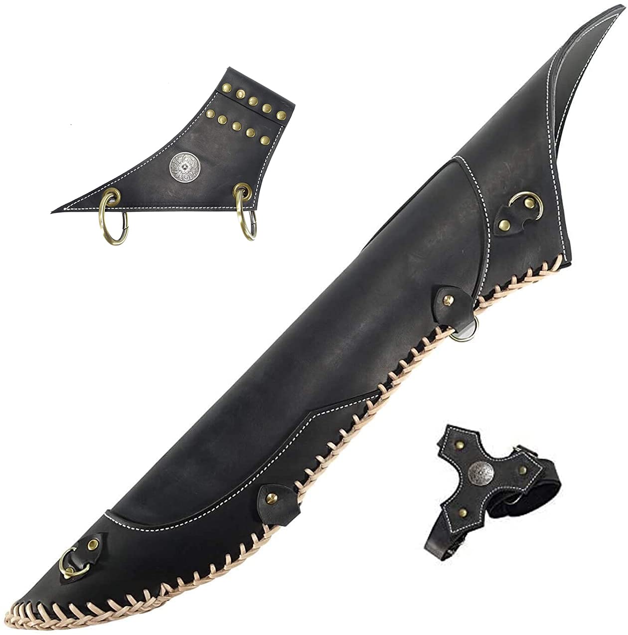 Amazon.co.jp: Obert アーチェリー 腰矢筒 ハイエンド 手作り おしゃれ