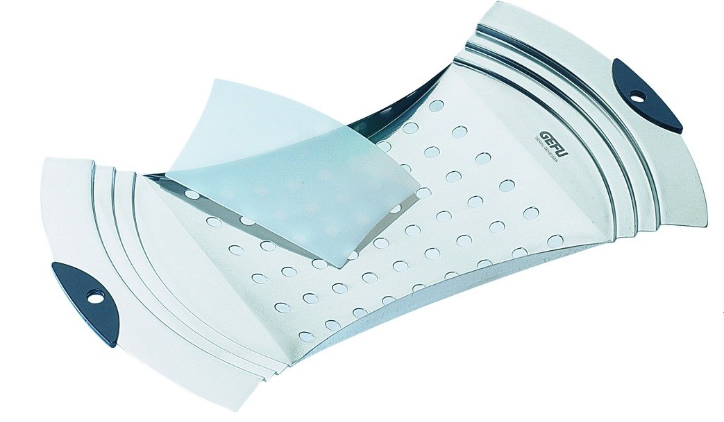 GEFU ge10920 Ergo Adaptor for Plastic Spatula Stainless Steel 20.5 x 4 x 37.5 cm