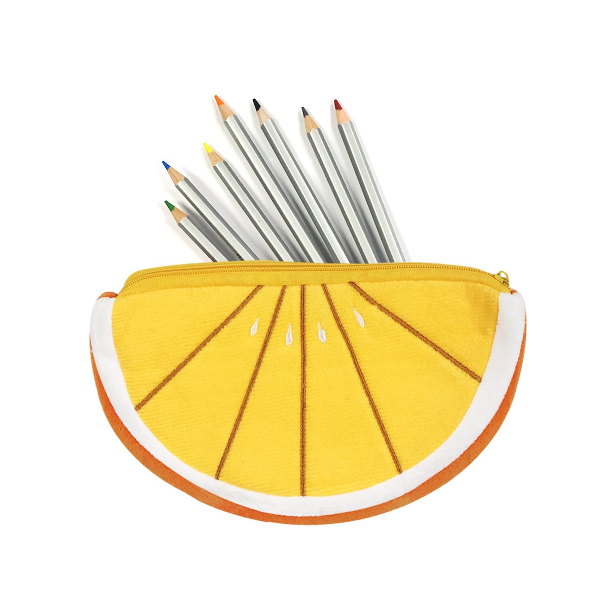 Wrapables Fruity Lot de 2 trousses et trousse Orange