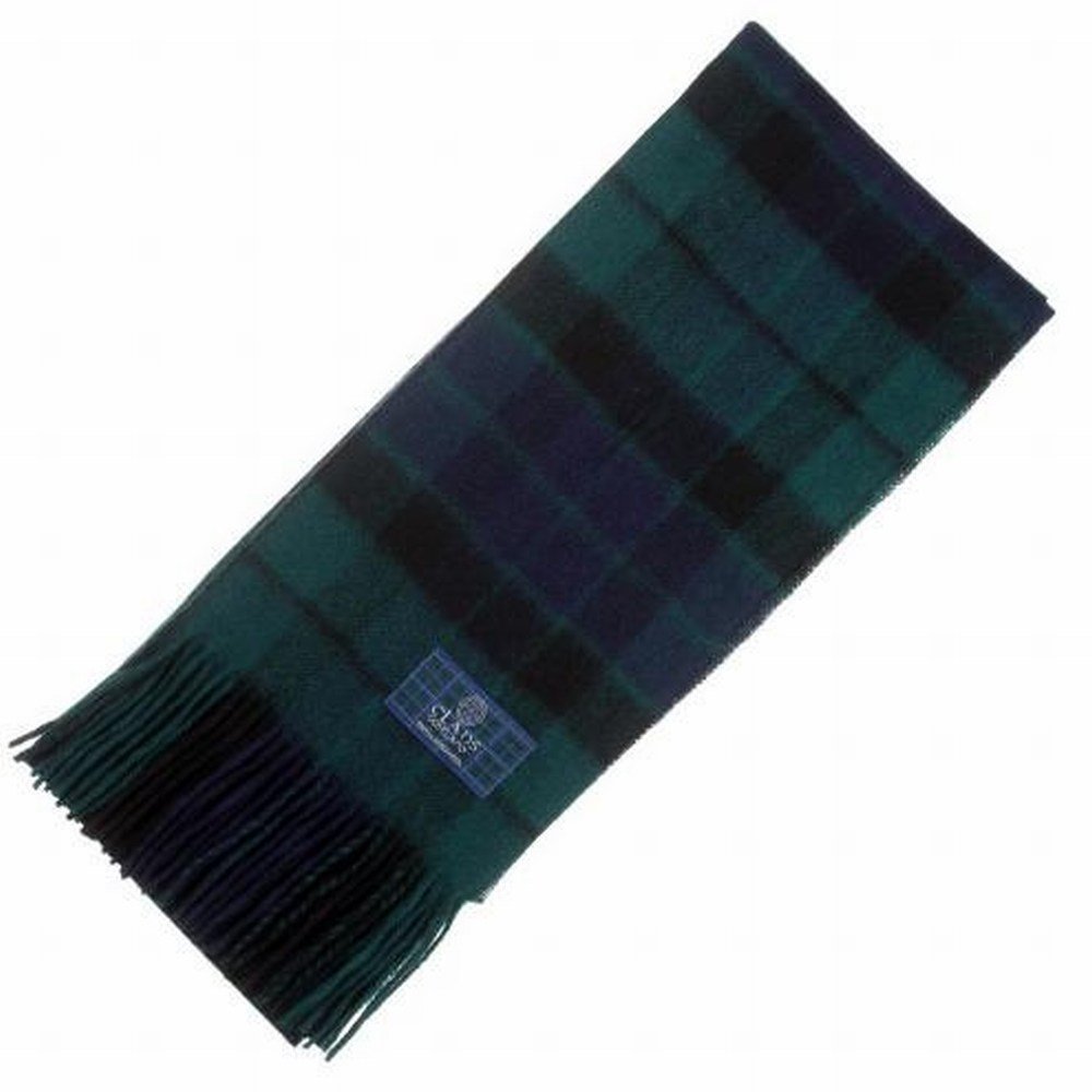 Clans Of ScotlandMen & Women Long Neck Tartan Scarves, Clans of Scotland, Made with 100% Scottish Wool - Various Clans