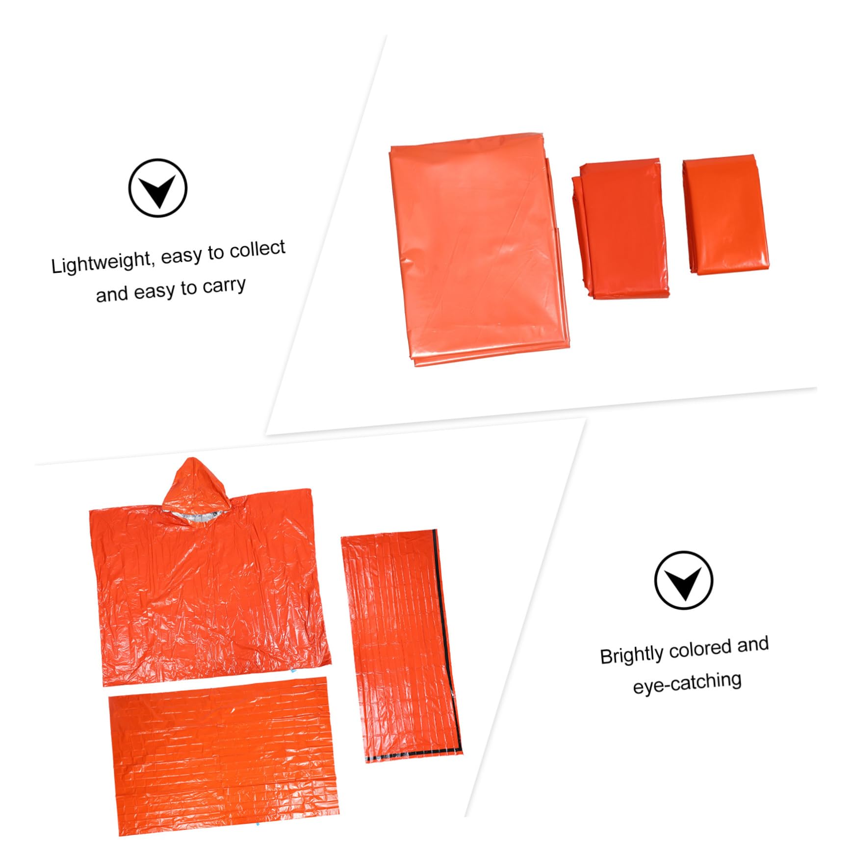 balacoo Thermal Sleeping Mat Emergency Tent Outdoor Sleeping Sack Raincoat Life-Saving Essential