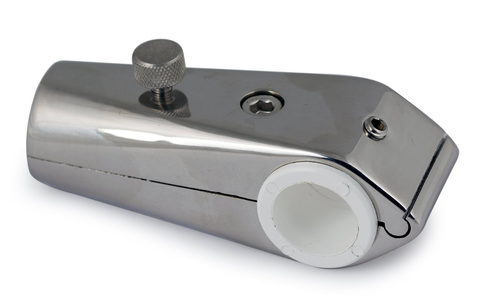Flaggenstockhalter Relingsmontage 30 mm Edelstahl poliert