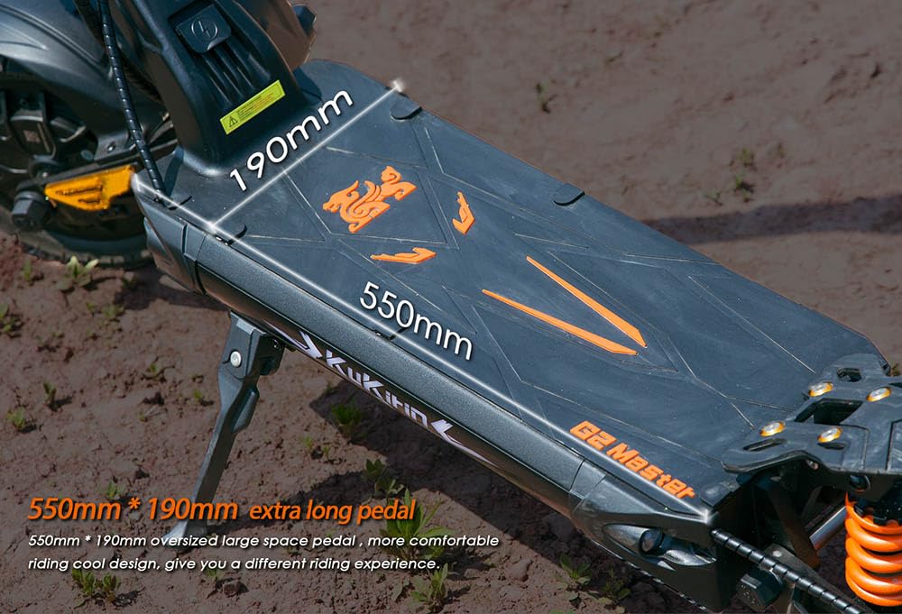 Kukirin G2 Master, monopattino elettrico pieghevole con batteria da 20,8 Ah, doppio motore, autonomia di 70 km, pneumatici da 10", manubrio regolabile in altezza,nuova versione 2025