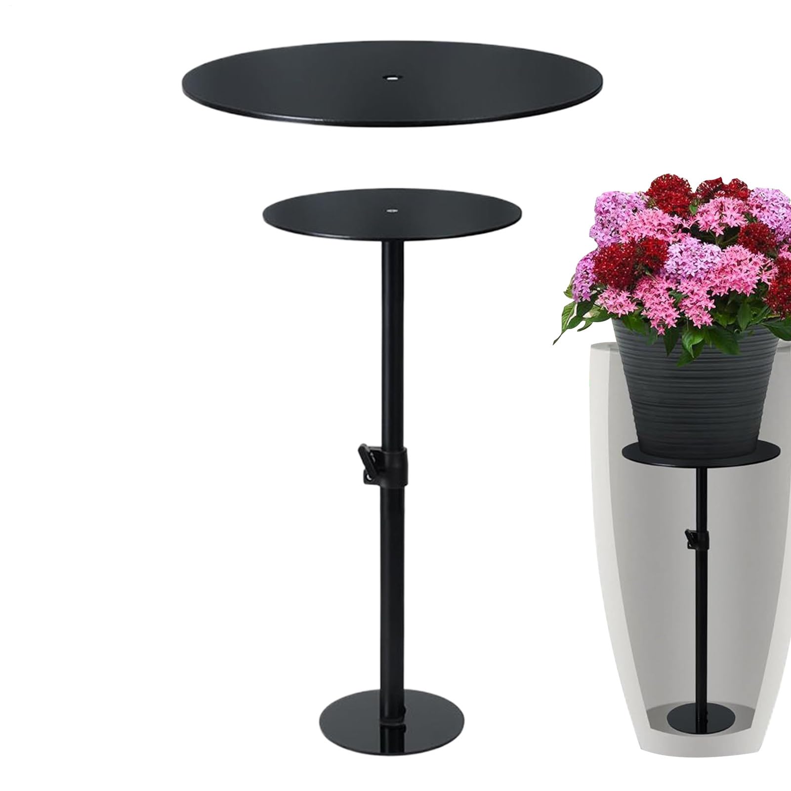 Paodduk Plant Riser - Height Adjustable Planter Stand - Tall Tapered Plant Riser - for Indoor Outdoor Patio Garden Corner Floor Table Windowsill Balcony Porch