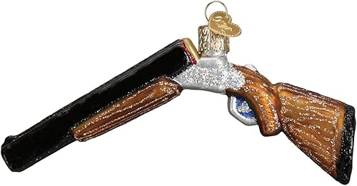 Miniatura 3 de Old World Christmas Adornos Colección de armas de vidrio soplado adornos para árbol de Navidad, escopeta