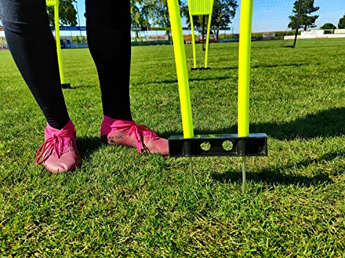 POWERSHOT 3er-Set Freistoßdummies - Junior Kleine Fußballdummies - Fußballfreistoßübungen