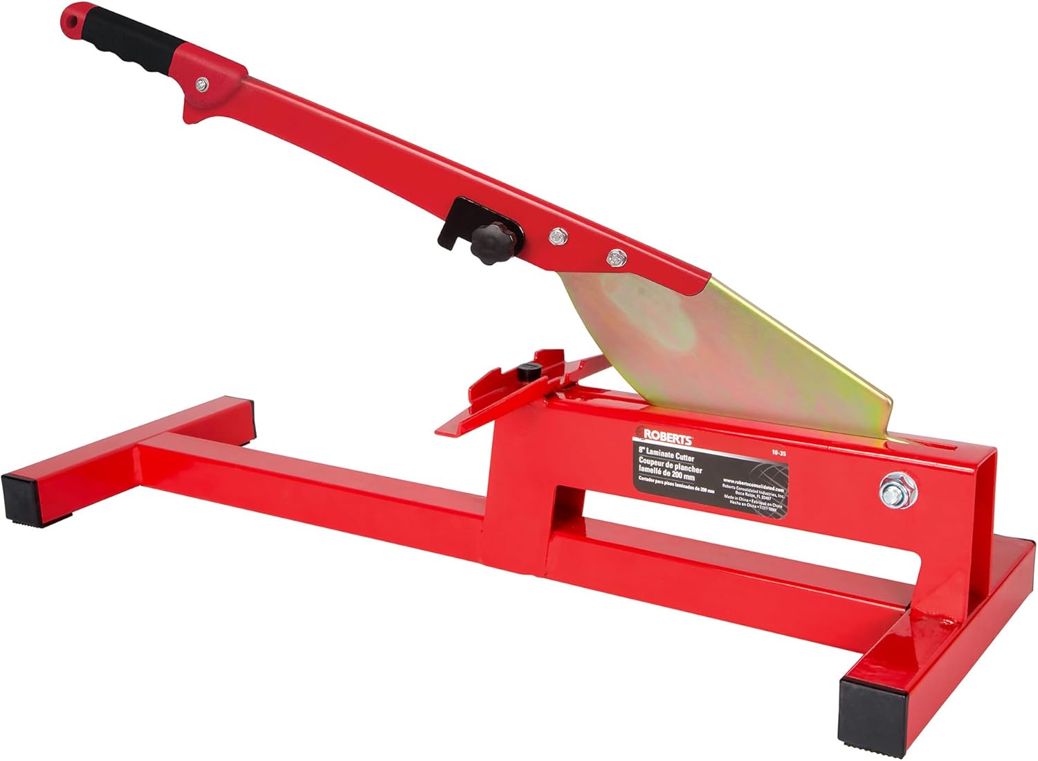 ROBERTS 10-35 Laminate and Vinyl 8" Plank Cutter, Only for use with laminate flooring up to 8” wide and 10 mm thick and vinyl planks up to 8” wide and 4 mm thick