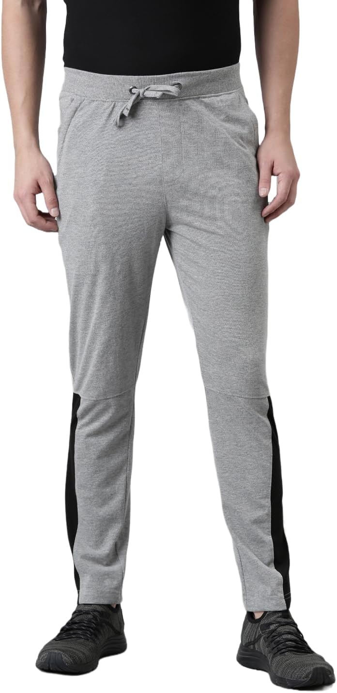Force NXT Mens Cotton Solid Track Pants (Pack of 1)