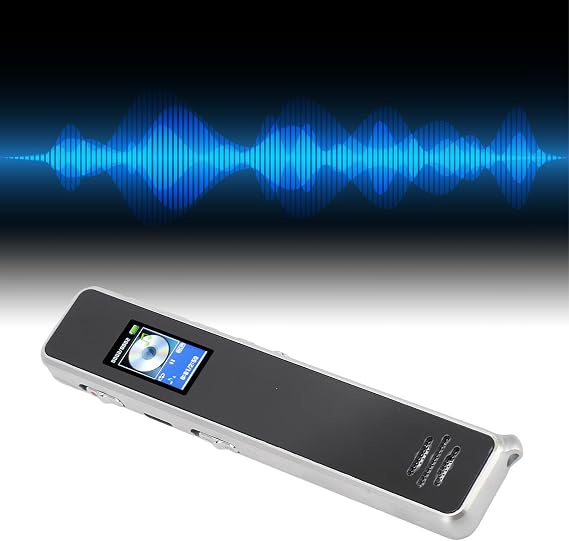 Digital Voice Recorder, Cassette Recorder, Premium Microphone, Noise Canceling, Voice to Text MP3 Player Playback, Voice Activated Recorder with Headphones, Toastmaster 32G 32G