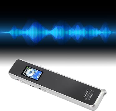 Digital Voice Recorder, Cassette Recorder, Premium Microphone, Noise Canceling, Voice to Text MP3 Player Playback, Voice Activated Recorder with Headphones, Toastmaster 32G 32G