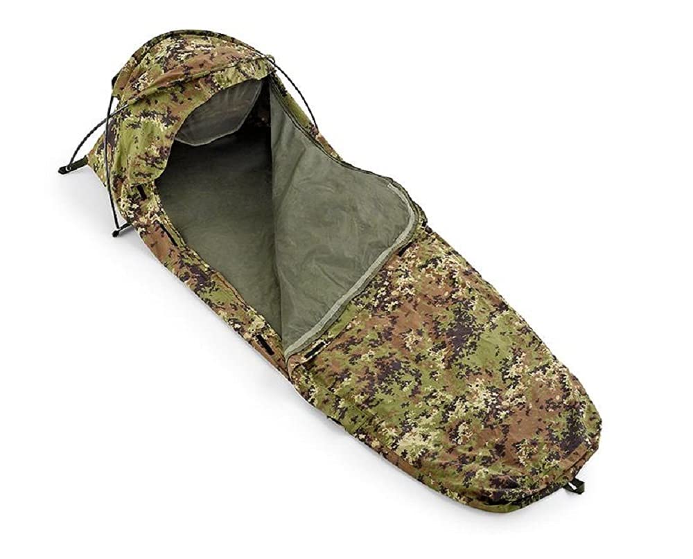 Bivi Tent + Compression Bag Italian Camo Defcon 5 for Camping, Tent Camping