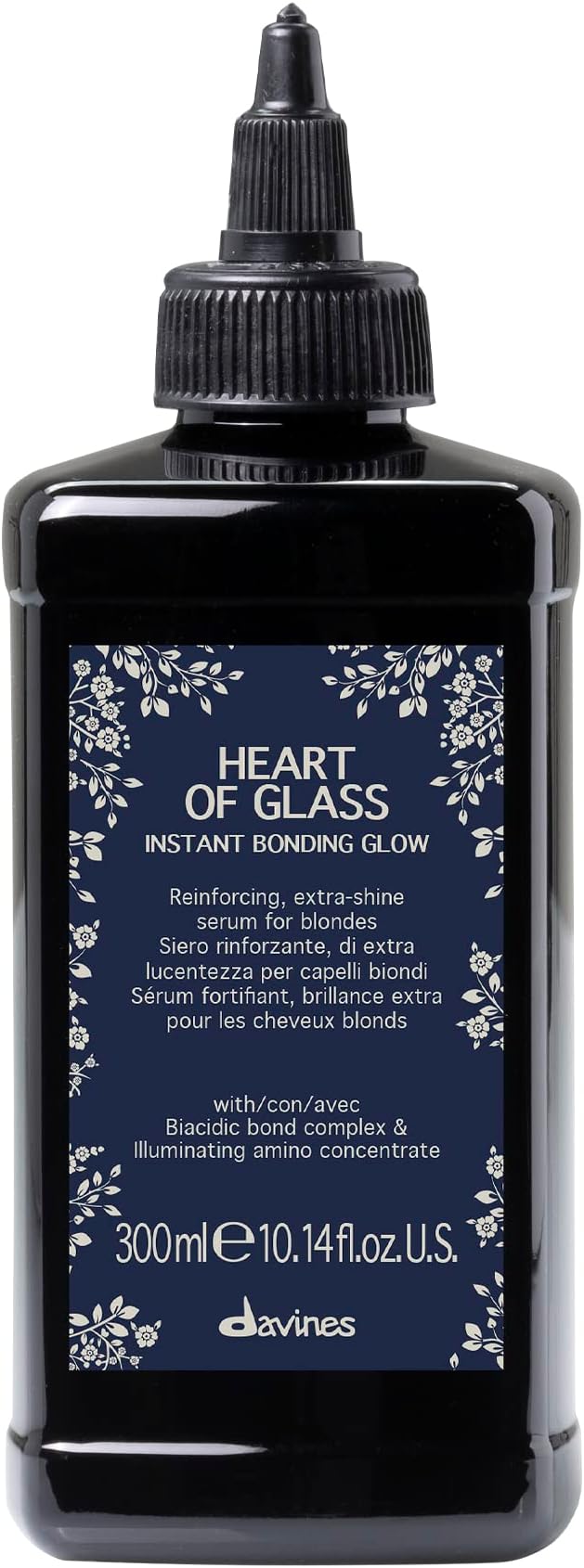Heart of Glass Instant Bonding Glow, Fast-Acting Reinforcing Serum for Blonde Hair - Illuminates & Strengthens with Biacidic Bond Complex - Weightless Texture, 10.14 Fl Oz