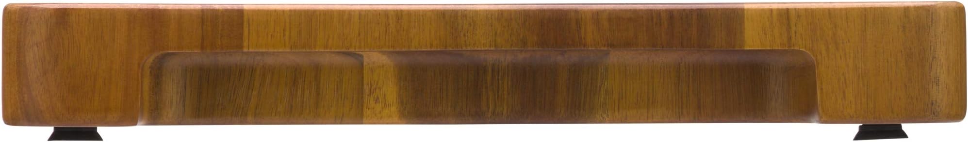 WMF Chopping Board XL 40 x 32 x 4 cm Wood Acacia Wood Gentle on Blades Large Work Surface End-Grained Wood Look