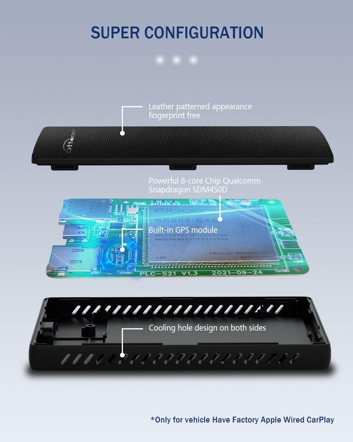 OTTOCAST CarPlay AI Box Multimedia Video Box Android 9.0 4+64G，Support Wireless Android Auto CarPlay YouTube Netflix Split Screen Plug & Play Bulit-in GPS 5G WiFi, ONLY for OEM Wired CarPlay Cars : Electronics