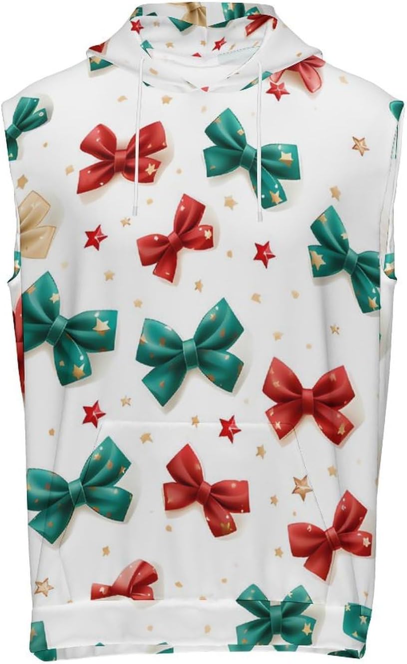 Men's Workout Hooded Tank Tops Sleeveless Muscle Gym T-Shirts