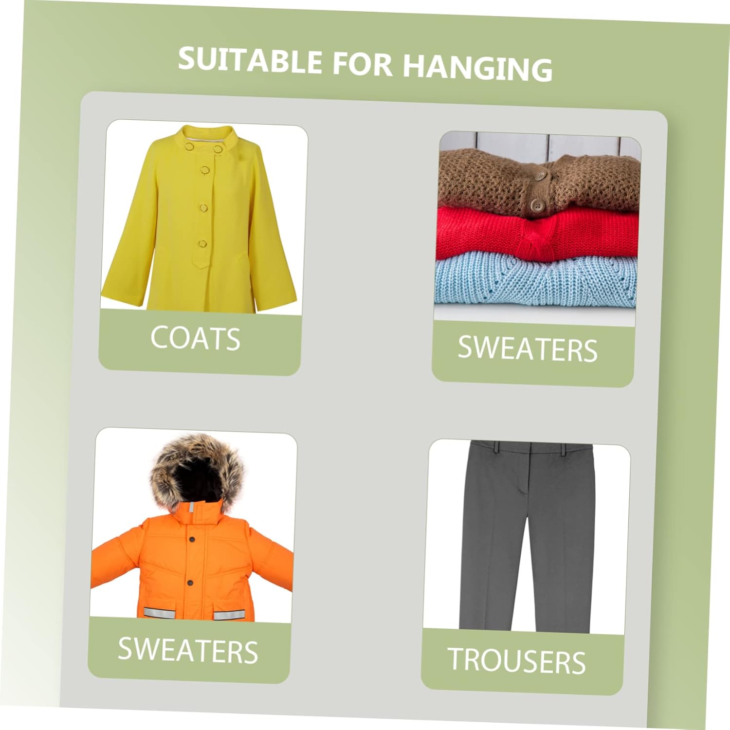 10pcs Semicircle Clothes Hanger Padded Hangers for Pants Space Saver Clips Skidproof