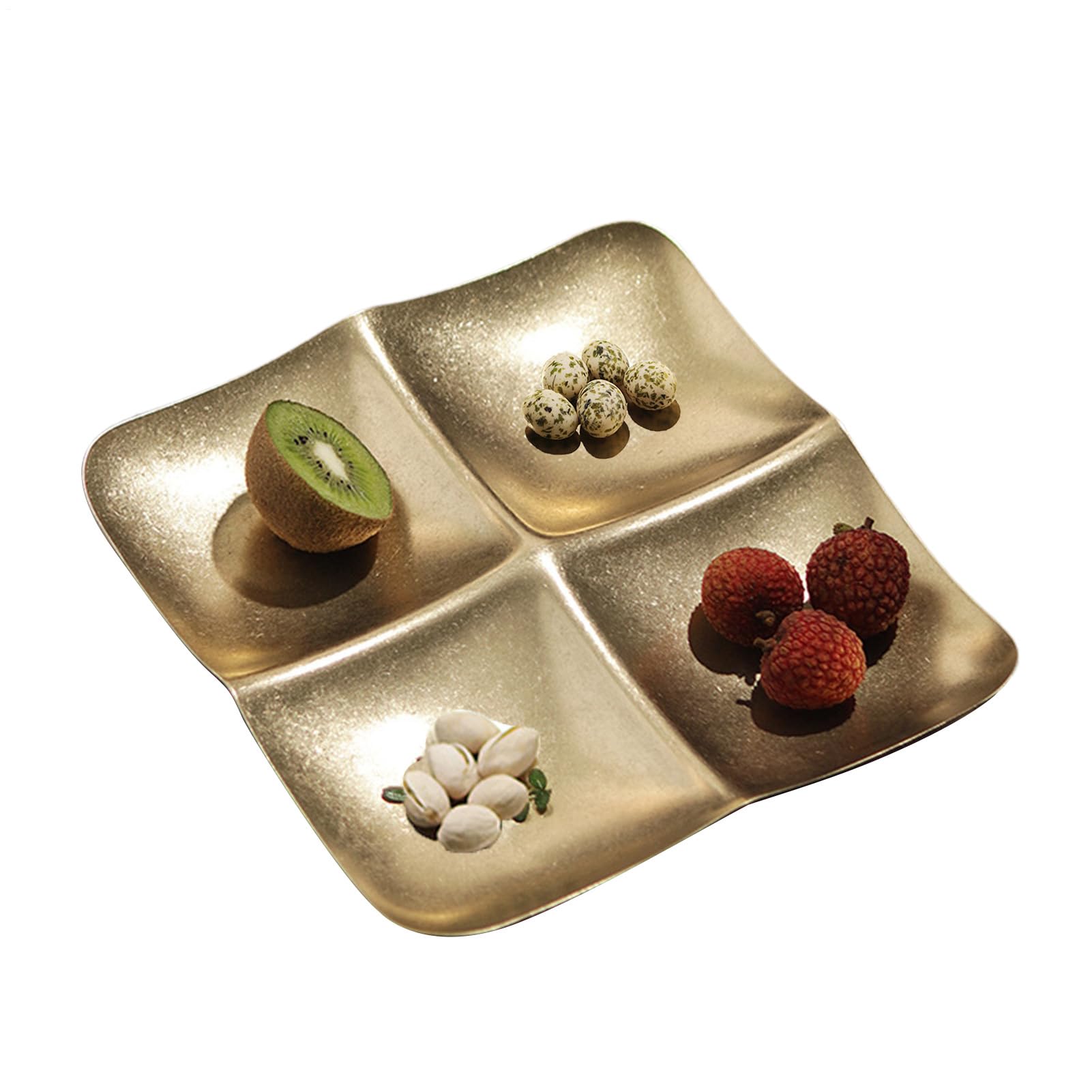 Assiette décorative portable au design épuré, l'excellence du plateau de service durable
