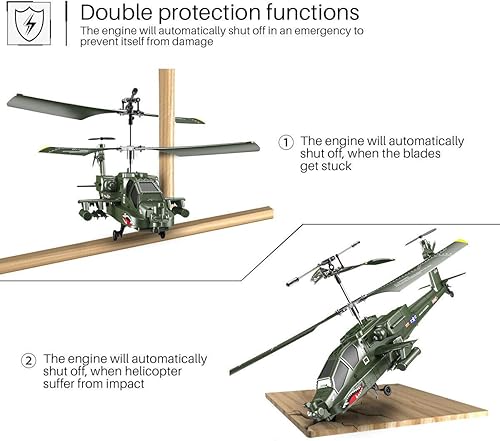 Miniatura 7 de Syma Helicóptero RC S109G de 3.5 canales con giroscopio vendido por TM USA