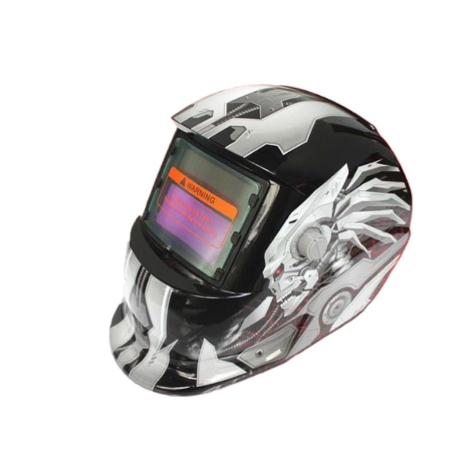 Mascara de Soldar,Careta Soldar Máscara de soldadura con oscurecimiento automático solar montada en la cabeza Calcomanía for máscara Casco