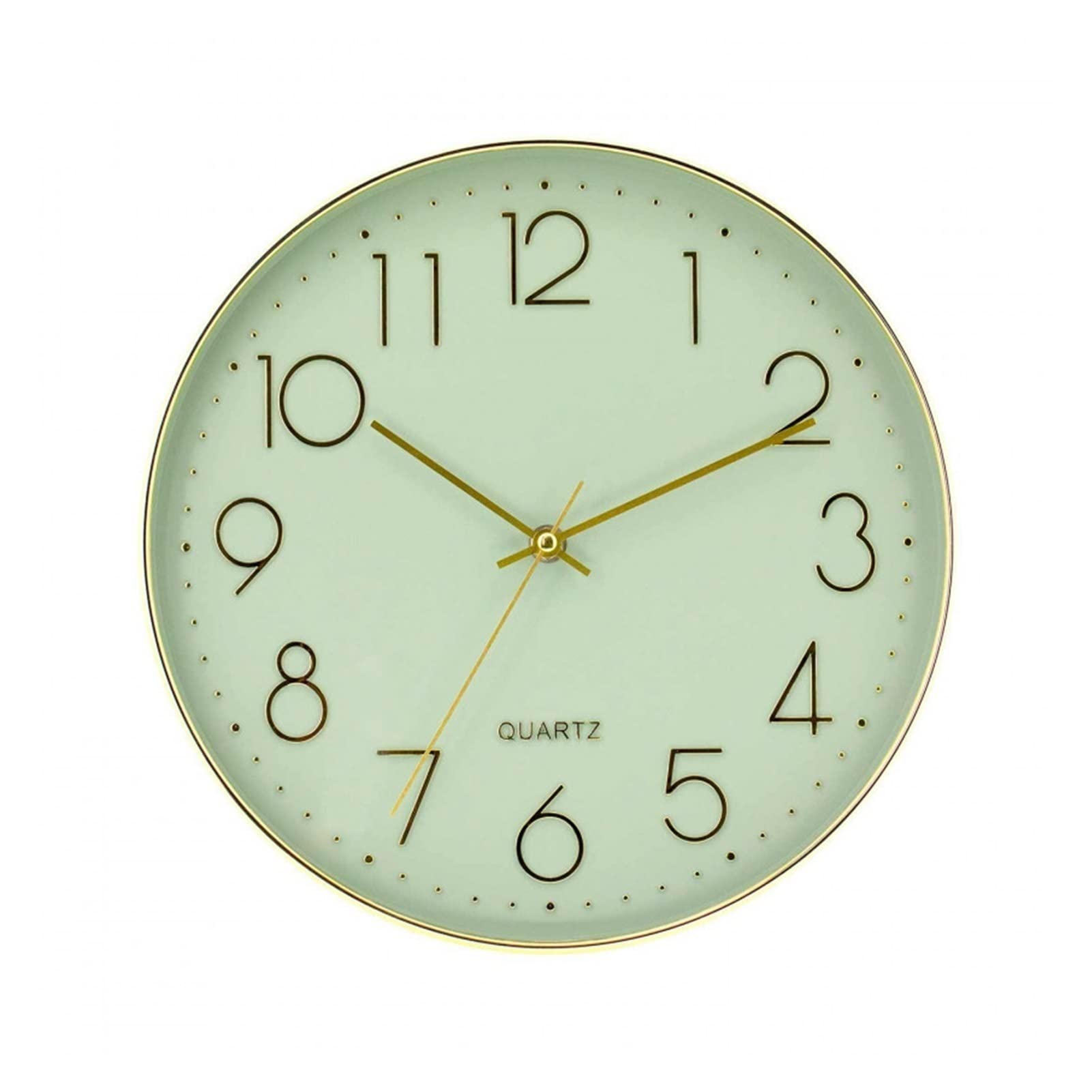 Horloge d'extérieur moderne verte pour salon et jardin stylé