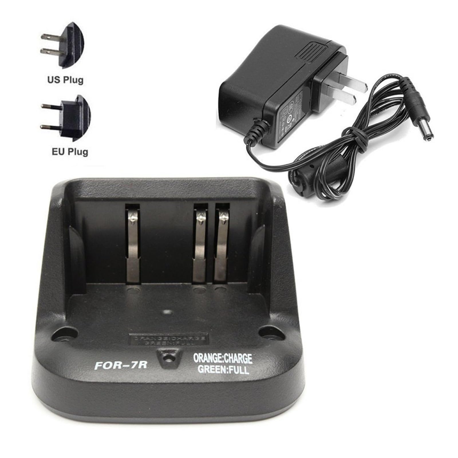 Caricatore rapido CD-15 CD-15A, compatibile con YAESU, | VX-5 VX-5R VX-6 VX-6R VX-7R VXA-700 FNB-58Li FNB-80Li, compatibile con Horizon, HX460S HX471S(With US plug)