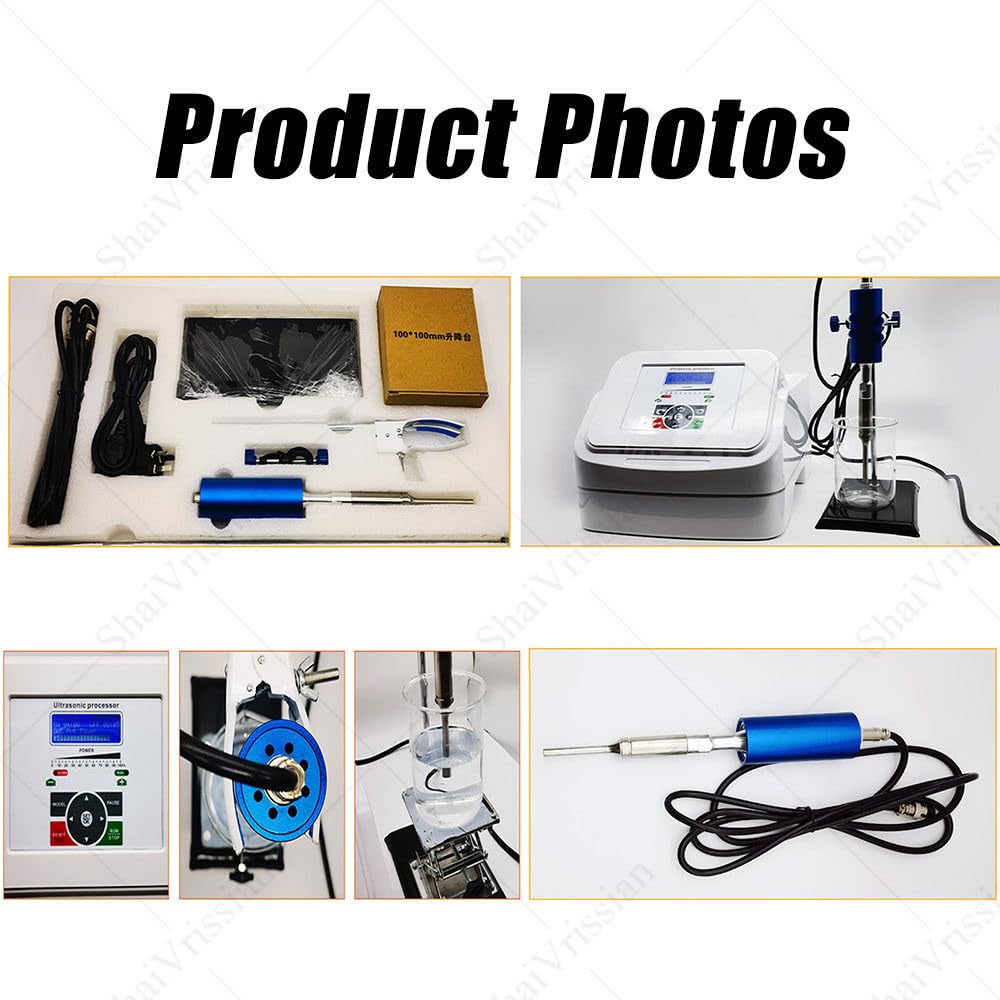 Ultraschall-Homogenisator Für Labor,Ultraschallprozessor,Zeitgesteuerte,Emulgierung,Verarbeitbare Kapazität 10-600ml,Für Biologie,Optik,Schmuck,Luft Und Raumfahrt 3mm