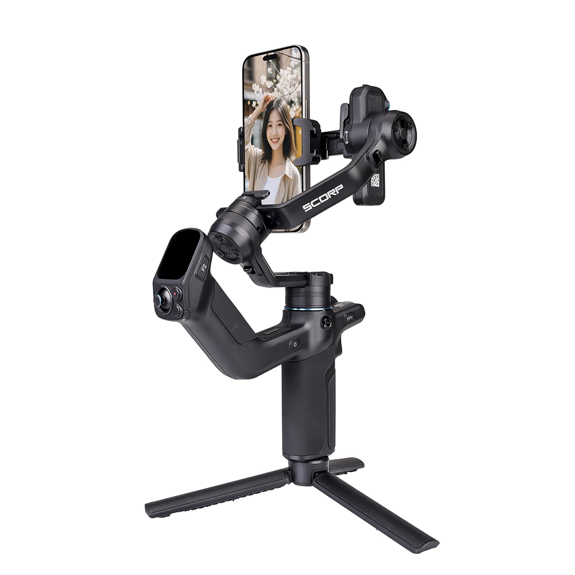 Estabilizador Gimbal FeiyuTech SCORP Mini 3 para Smartphone, com Módulo de Rastreamento