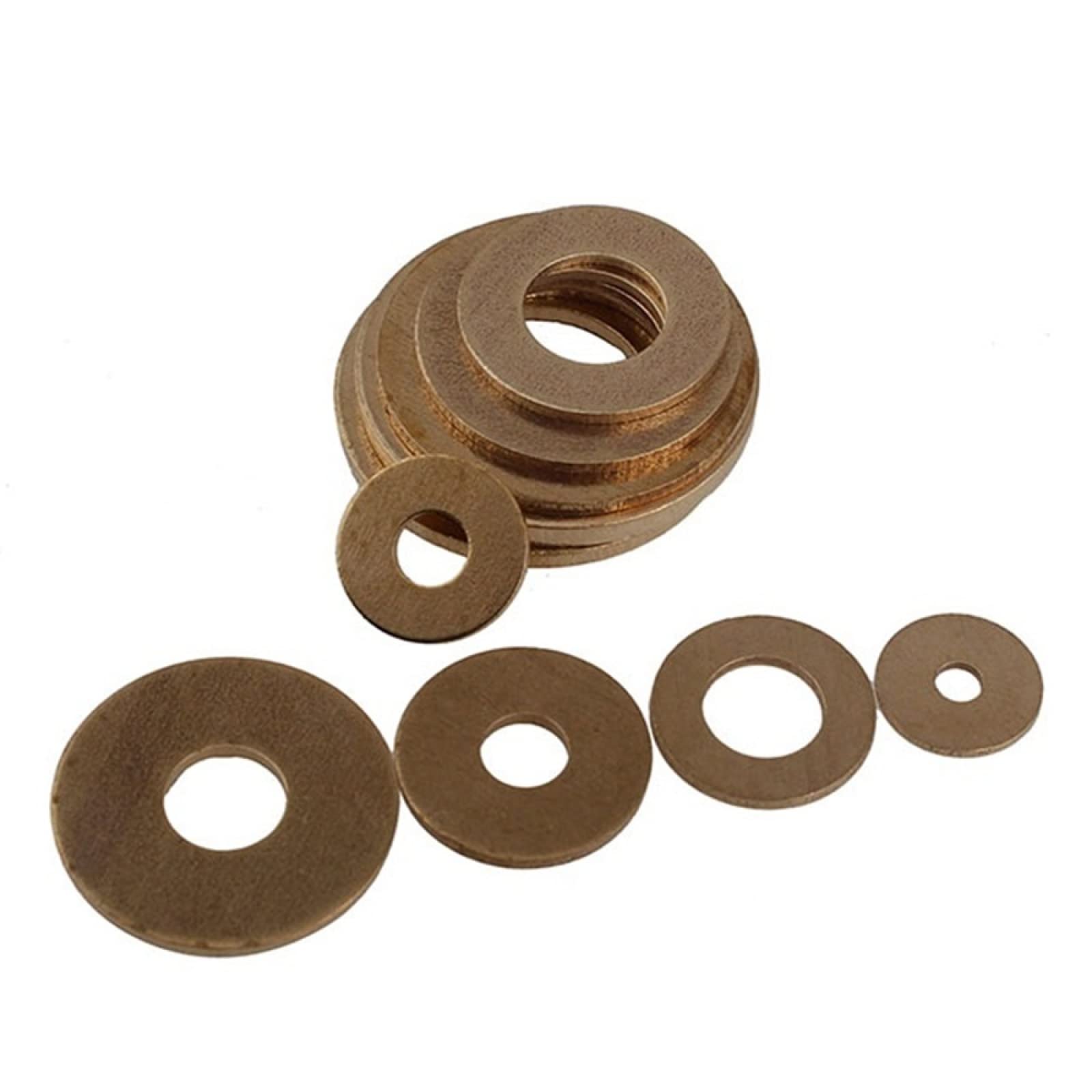 Podkładki miedziane, Podkładki dystansowe ze stali nierdzewnej, podkładki płaskie(M8*16 * 1.0[180pcs])