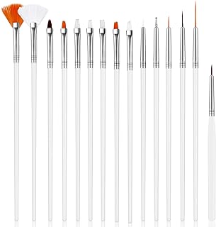 Lounsweer 30 Pcs Cake Decorating Brushes Cake Painting Brushes Food Paint Multiple Function Fondant