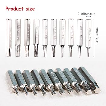 23点セット トルクスビットソケットセット CRV鋼製 トルクスビット 23点セット CRV鋼製 ソケットセット Amazon.co